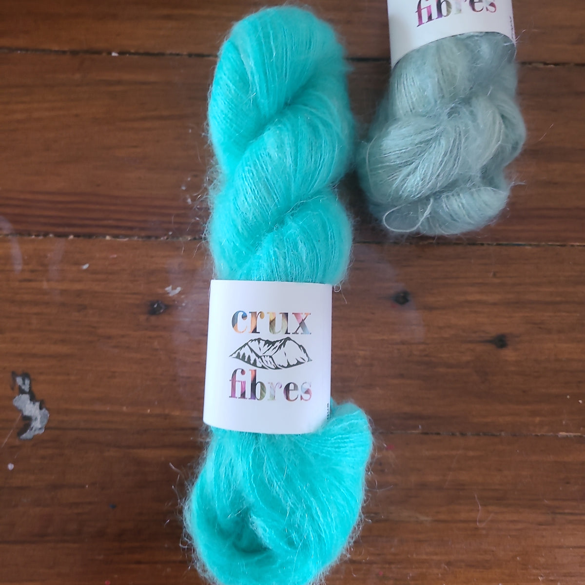 Aqua - Kid Mohair Silk – Crux Fibres